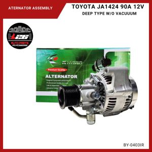 Toyota JA1424 IR Alternator Assembly 90AMP 12V Deep Type without Vacuum BY-0403IR KHYBRID