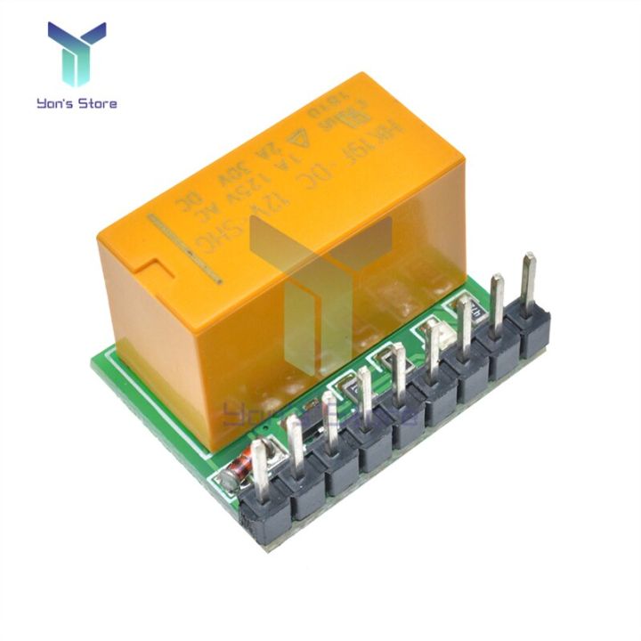 Mini DC 5V 12V DPDT Relay Module Double Pole Double Throw Switch Board ...