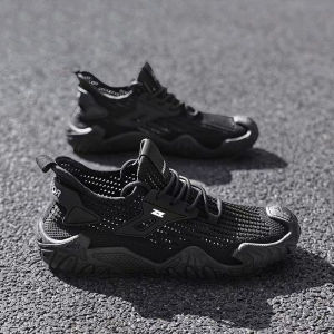 [Free Shipping] MenS Mesh Sports Shoes Summer Soft Sole Lightweight Thin Casual Shoes Breathable Trendy Running Shoes