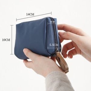 Nylon Waterproof Mini Cosmetic Bags Make Up Organizer Women Travel Portable Makeup Handbag Pouch