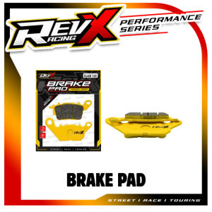 REVX RACING BRAKE PADS WITH INDICATOR FOR MOTORCYCLES.