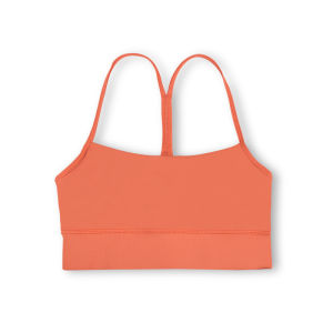 lulu Same style sports yoga bra Y Padded sports vest with chest pads shockproof sleeveless bra for women