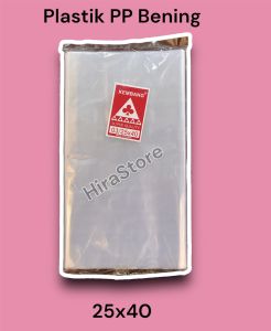 Plastik PP Bening Laundry 25x40 30x45 35x50 40x60 45x65 50x70 60x100 Tebal 03 30 micron plastik londri plastik bening