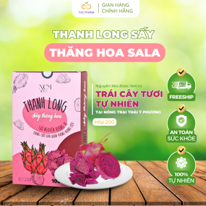 Thanh Long Sấy Thăng Hoa NCM Trái Cây Tươi Tự Nhiên Từ Trang Trại Sạch Thơm Ngon Trọn Vị Hộp 20g