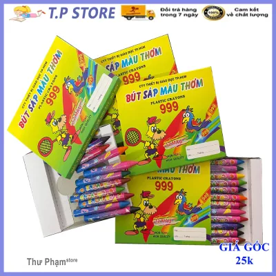 Hộp Bút Màu Sáp Thơm - Bộ 12 Màu Sáp Tô Màu cho Bé - Bút Màu giúp Bé Thỏa Sức Sáng Tạo