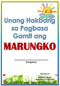 Unang Hakbang sa Pagbasa Gamit ang Marungko