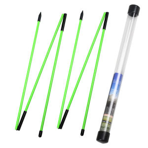 Golf Alignment Sticks 2 Sets 48inch Alignment Practice Rods Collapsible 6 Colors Golf Alignment Sticks Golf Swing Training Tools
