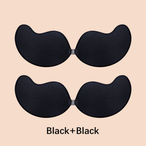 GUKOO Silicon Bra Strapless Backless Sticky Push Up Bra - Invisible Adhesive Bra For Women With Nipple Covers Womenswear