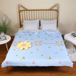 ผ้าห่มนวมบาง ผ้านุ่มห่มสบาย สัมผัสนุ่มสบาย บางเบา ลายน่ารัก (กว้าง 1.4 เมตร / กว้าง 1.7 เมตร )