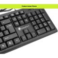 ITOP USB Wired Computer Keyboard office style for PC Laptop FW-680. 