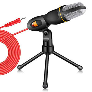 Micrô có dây ngưng tụ chuyên nghiệp cho PC Karaoke Phòng âm thanh chơi game Hệ thống máy hát âm thanh Bộ dụng cụ phát trực tiếp Game thủ2026
