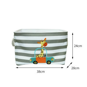 Foldable Storage Box Organizer Home  Kids Clothing Toys Organizer Round Storage Bin Box No Cover  Multi-purpose Bin