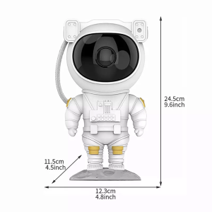 Astronaut โคมไฟโปรเจคเตอร์นักบินอวกาศ หมุนได้ 360° ไฟ LED โคมไฟกาแลคซี่ ตกแต่งบ้านห้องนอน