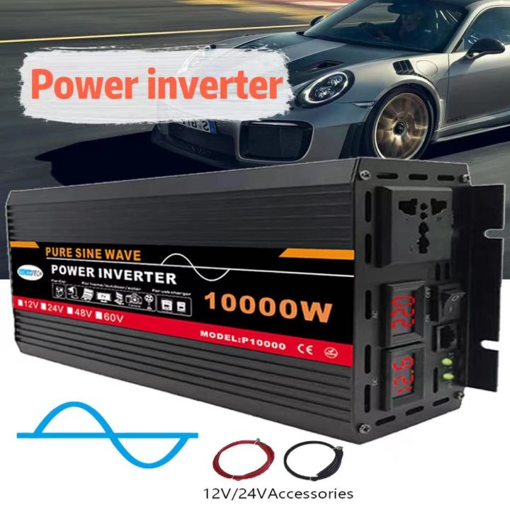 10000w powerful inverter Supply Inverter 12V/24V DC/220V AC Output Max ...