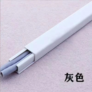Wire Shielding stripeFixed Wire Layering Wire Storage Wiring Duct Trunking Decorative Cover Trunking Surface Mounted Self-Adhesive Trunking 电线保护条 pvc线槽装饰条
