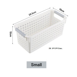 Bestseller Storage Basket Kitchen Organizer Plastic Household Laundry Snack Book Fruit Sundries Storage Basket for Trolley Organizer