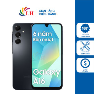 Điện thoại Samsung Galaxy A16 LTE - Hàng chính hãng - Màn hình Super AMOLED 6.7 inch  kháng nước và bụi IP54 Pin 5000mAh