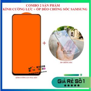 Combo Samsung A36 A56 A37 A57 Kính cường lực full màn + ốp dẻo chống sốc hàng dày loại 1