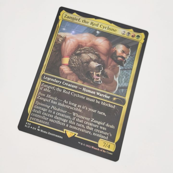 MTG Card Foil ZANGIEF, THE RED CYCLONE Secret Lair Street Fighter Magic the Gathering Multicolor | Lazada PH MTG Card Foil ZANGIEF, THE RED CYCLONE Secret Lair Street Fighter Magic the Gathering Multicolor | Lazada PH