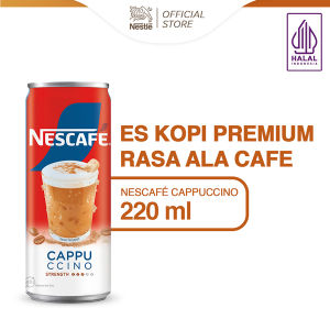 Nestlé NESCAFE Kopi Minuman Kaleng Rasa Cappuccino 220ml