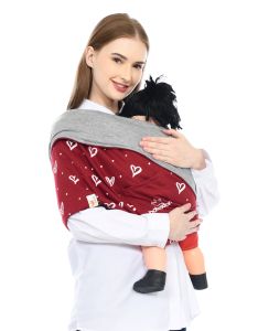 Gendongan Bayi Kaos GEOS Instan Double Side Motif + Polos by babysultan