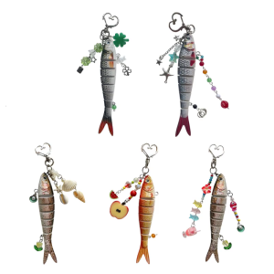 Charming Aquatic Animal Key Holder Lightweight Design Unique Gift For Ocean Enthusiasts Everyday Carry Essential