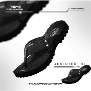 Sandal Jepit Weidenmann Adventure 03 0RIGINAL HITAM Kuat dan Berkualitas NYAMAN KUAT ANTI SELIP#COD