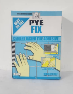 PYE FIX GREY CEMENT BASED TILE ADHESIVE 1KG