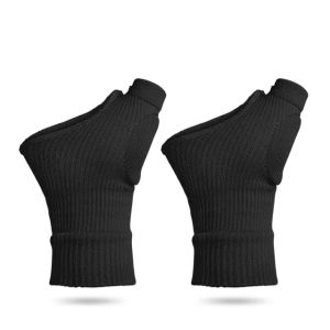 INEOO 1Pair Arthritis Hand Compression Gloves Fingerless Breathable & Moisture Wicking Fabric Alleviate Rheumatoid Pains Ease Muscle Tension Cycling Gloves Joint Fishing Fitness Gloves