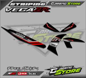 STRIPING VARIASI MOTOR YAMAHA VEGA ZR / STICKER LIST YAMAHA VEGA ZR