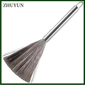 ZHUYUN 304 thép không gỉ nồi bàn chải làm sạch bàn chải đa chức năng nhà bếp dây Bàn Chải Rửa nồi bàn chải thép không gỉ