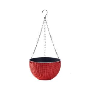 Space Saving Resin Flower Pot Hanging Planter Basket For Vine Ferns Modern Home Balcony Gardening Accessories