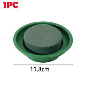 1Pc Floral Foam With Bowl DIY Flower Arrangement Mud Holder Base For Wedding Birthday Party Home