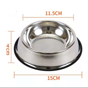 Pet Dog Food Bowl Stainless dog bowl water bowl dog bowl Durable bowl