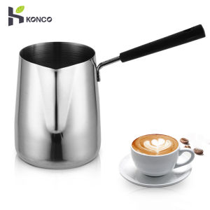 Konco Bình Tạo Bọt Cà Phê Bằng Thép Không Gỉ 304 Bình Tạo Bọt Sữa Cốc Cà Phê Tùy Chỉnh Bằng Thép Không Gỉ Bình Tạo Bọt Hấp Sữa Cho Máy Pha Cà Phê Espresso