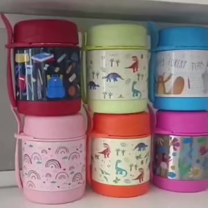 10oz Stainless Steel Thermos Food Jar with Spoon Leakproof Soup Thermos Food Container for Students School Office Travel Kitchen2026