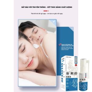 Xịt chống ngáy khi ngủ hiệu quả dành cho người lớn 30ml chiết xuất tự nhiên hỗ trợ giảm gáy ngủ an toàn-NIEVE