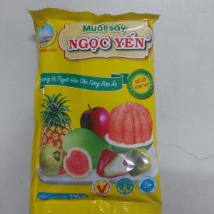 Muối sấy Ngọc Yến dùng chấm trái cây gia vị nấu ăn