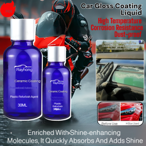 Car Gloss Coating Liquid Auto Paint Care Polisher Anti-ScratchGlass Coat Liquid Car Interior Cleaner Dashboard Crystal-plated Cleaner High Temperature and Dust-proof Corrosion Resistance