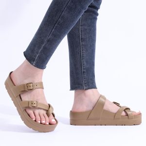 Comwarm New Adjustable Women Slippers Summer Fashion Bathroom Slides Beach Shoes Open Toe Antislip House Sandals Female Slippers