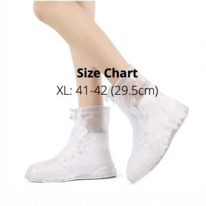 Multi-size Waterproof Non-Slip Rain Shoe Cover Washable Reusable PVC Plastic Rain Boots For Outdoor