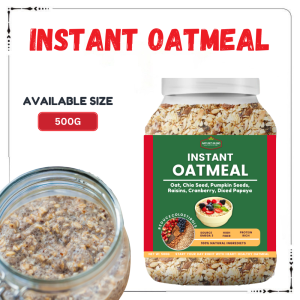 Instant Oatmeal with Chia Seed | High-Fiber Nutritious Breakfast | 500g