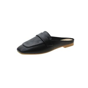 [Free Shipping] New Fashionable Versatile Home Slip-On Mules For Women Suitable For Summer Outdoor Wear Flat-Soled Sandals