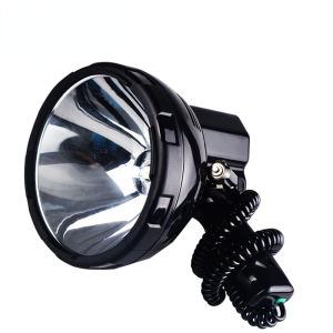 【35W/55W/100W/220W】Super bright led searchlight spotlight rechargeable search light heavy duty emergency light xenon spotlight Spot lights hand flashlight strong light long range flashlight rechargeable heavyduty original work light led flashlight 12V