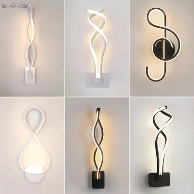 Nordic Modern Wall Light Indoor Interior Lighting Fixture for Living Room Bedroom Bedside Home Decoration