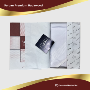 Serban Premium - Serban Kain Selesa - Material ringan eksklusif - Serban putih