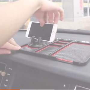 แผ่นกันลื่นในรถยนต์ อเนกประสงค์ ที่วางโทรศัพท์ในรถ 3in1 แผ่นกันลื่นในรถ แผ่นกันลื่น