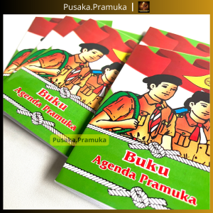 Buku Agenda Pramuka 64 Halaman Bahan Kertas HVS