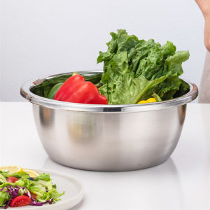 BASKOM 28CM MURAH TEBAL DAN TINGGI BASKOM STAINLESS STEEL