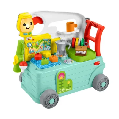 [ONLINE EXCLUSIVE] Fisher-Price On-the-Go Camper Walker (GTJ59)